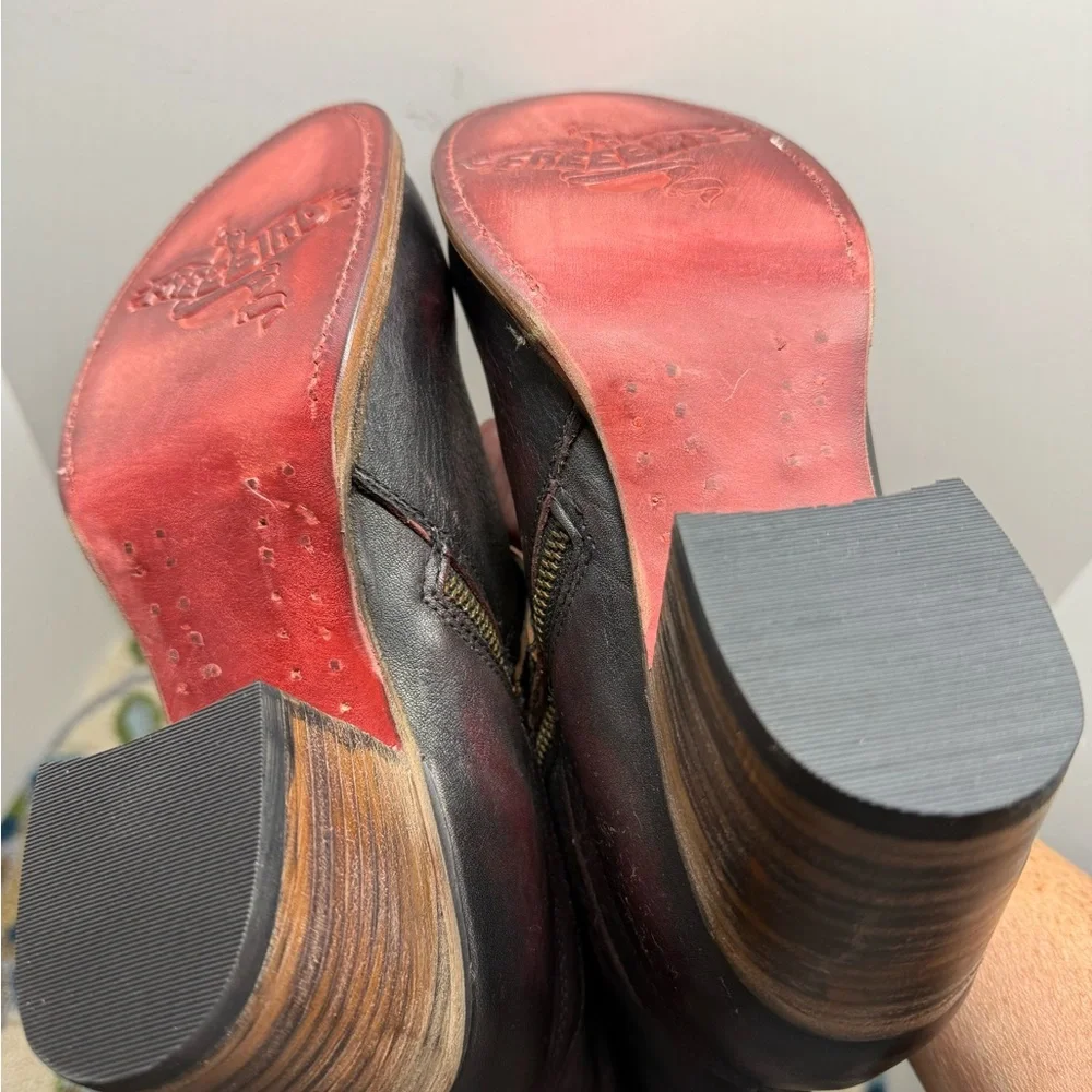 Freebird Tall Knee High Side Zip Boots Burgundy 11 NWT - Picture 8 of 8